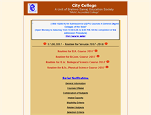Tablet Screenshot of citycollegeadmissions.com